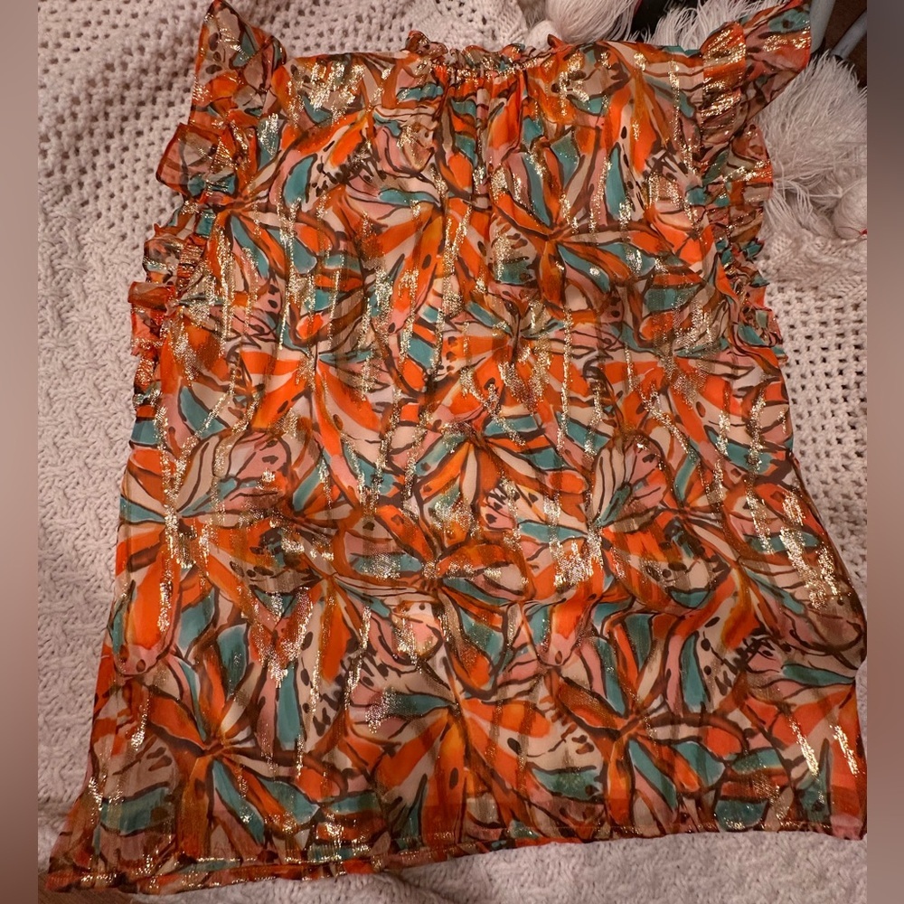 NWOT MARIE OLIVER WOMENS XS ELEGANT BLOUSE - Picture 9 of 13
